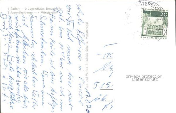 Muenstereifel Bad Rodert Jugendheim Braunkohle Jugendherb – Bild 2