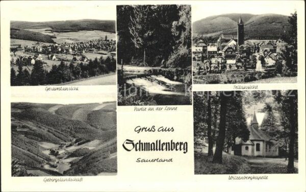 Schmallenberg Gesamtansicht Teilansicht Wilzenbergkap