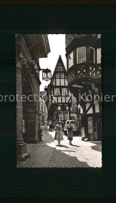 Bernkastel-Kues Mittelalterliches Spitzgiebelhaus Fachw