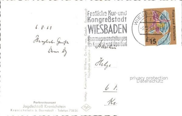 Darmstadt Jagdschloss Kranichstein Parkrestaurant – Bild 2
