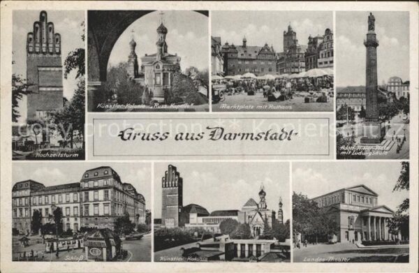 Darmstadt Hochzeitsturm Künstler Kolonie Russisch