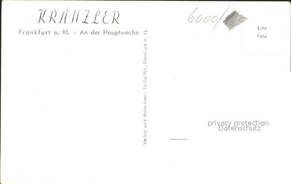 Frankfurt Main Cafe Kranzler – Bild 2