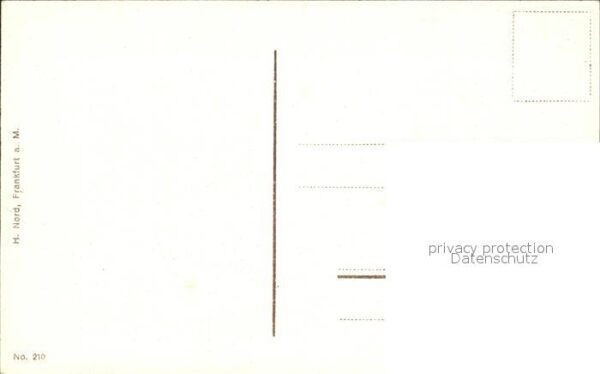Sachsenhausen Frankfurt Main Brücke Kirche Gedicht Friedrich St – Bild 2