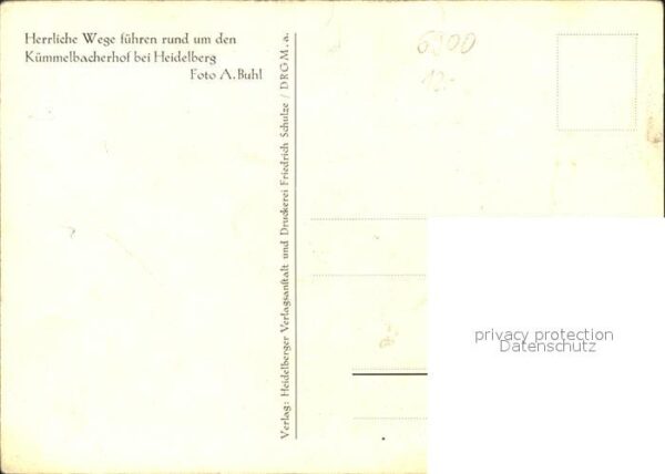 Heidelberg Neckar Kümmelbacher Hof – Bild 2