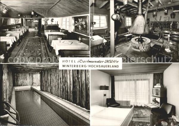 Winterberg Hochsauerland Hotel Dortmunder Hütte Restaurant Halle