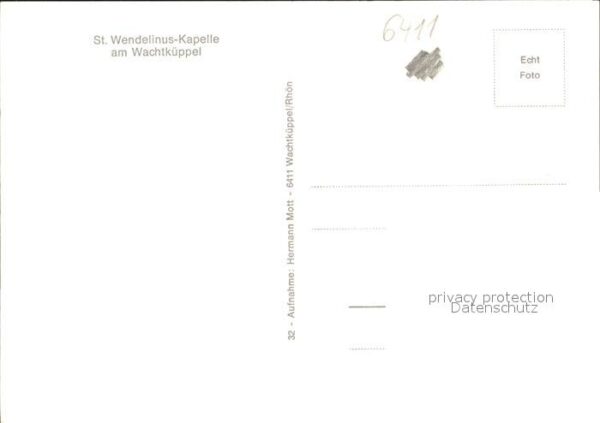 Wachtkueppel Poppenhausen Wasserkuppe St Wendelinus Kapelle – Bild 2