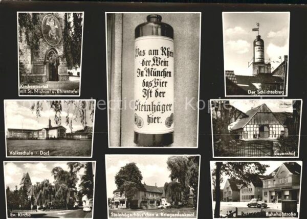 Steinhagen Westfalen Kirchenportal Volksschule Ev Kirche Sch
