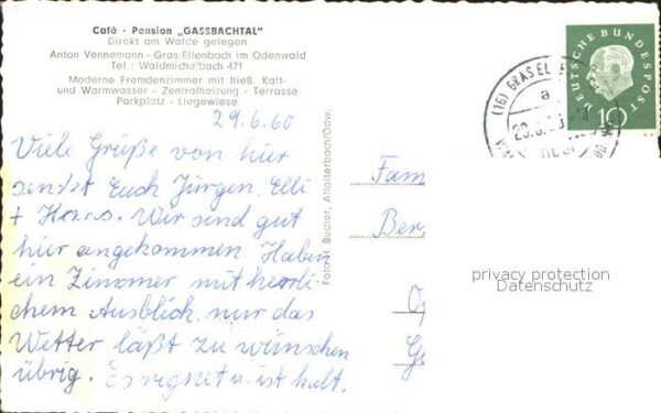 Gras-Ellenbach Cafe Pension Gasbachtal – Bild 2