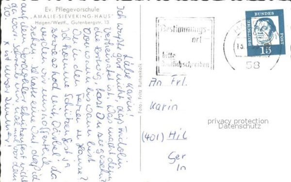 Hagen Westfalen Amalie Sieveking Haus – Bild 2