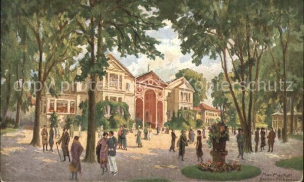 Bad Mergentheim Kurhaus Künstlerkarte