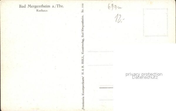 Bad Mergentheim Kurhaus Künstlerkarte – Bild 2