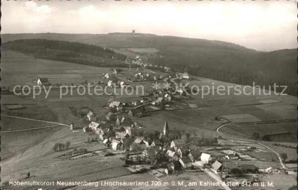 Neuastenberg Fliegeraufnahme am Kahlen Asten