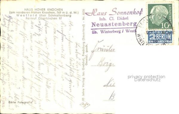 Westfeld Sauerland Haus Hoher Knochen Restaurant – Bild 2