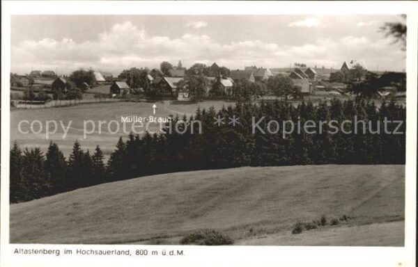 Altastenberg Gasthaus Müller Braun