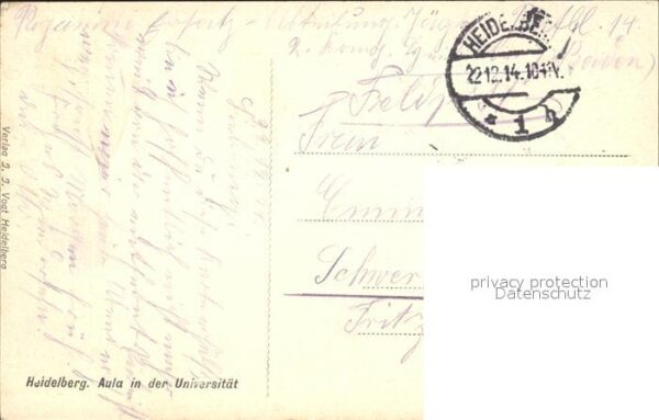 Heidelberg Neckar Aula in der Universität – Bild 2