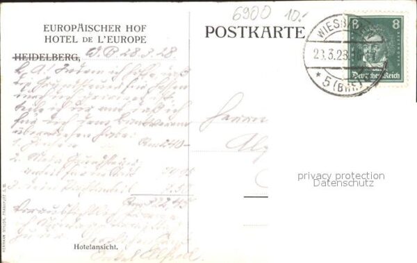 Heidelberg Neckar Hotel Europäischer Hof – Bild 2
