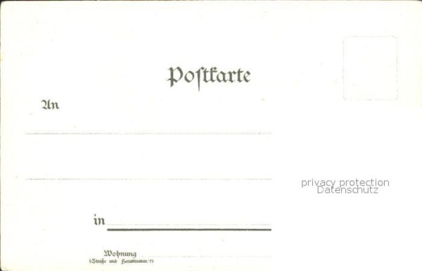 Heidelberg Neckar Burghof Künstlerkarte – Bild 2