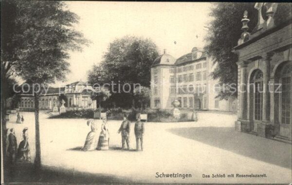 Schwetzingen Schloss mit Lazarett