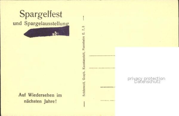 Schwetzingen Schlossgarten  Künstlerkarte – Bild 2