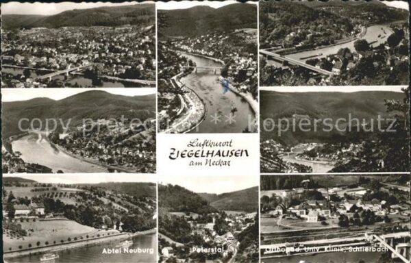 Ziegelhausen Fliegeraufnahme Abtei Neuburg Uniklinik