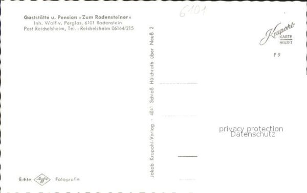 Reichelsheim Odenwald Restaurant Pension zum Rodensteiner – Bild 2