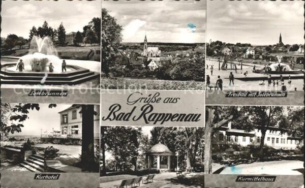 Bad Rappenau Freibad Solebrunnen Kurmittelhaus Kurho