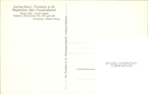 Frankfurt Main Carlton Hotel – Bild 2
