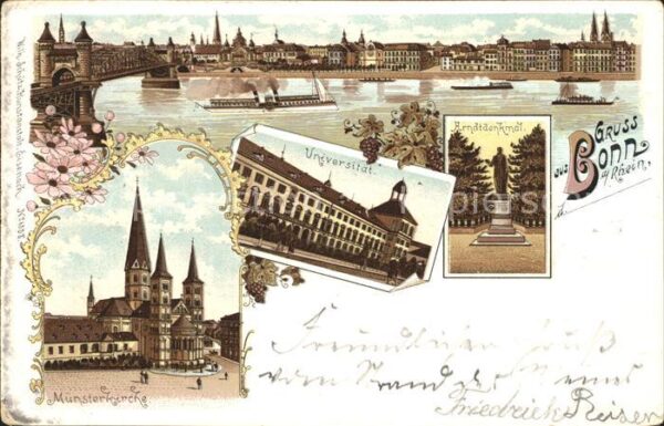 Bonn Rhein Rheinpartie Münster Universität Andtden