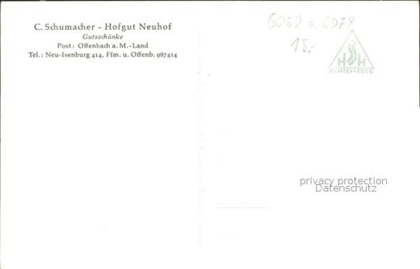 Offenbach Main Hofgut Neuhof C. Schumacher – Bild 2
