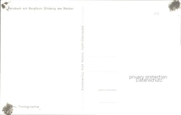 Rainbach Neckargemuend mit Bergfeste Dilsberg – Bild 2