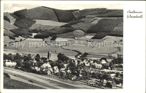Saalhausen Sauerland Fliegeraufnahme