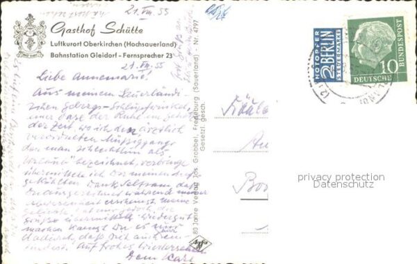 Oberkirchen Sauerland Gasthof Schütte – Bild 2