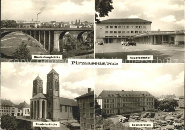 Pirmasens Hindenburgbrücke Hauptbahnhof Exerzierp