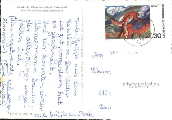 Waldmichelbach Landheim Eleonorenschule Darmstadt – Bild 2