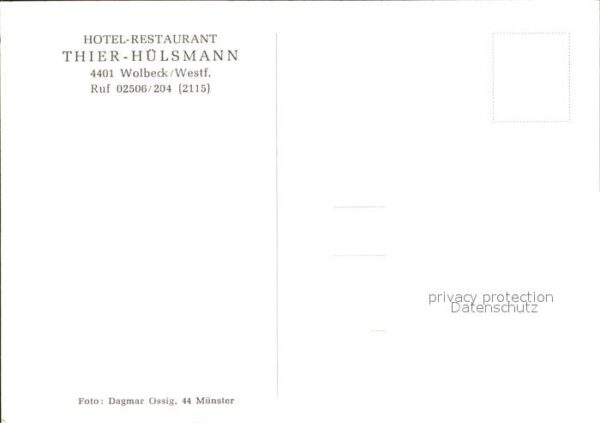 Wolbeck Hotel Restaurant Thier Hülsmann – Bild 2