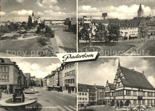 Paderborn Quelle Mariensäule Kamp Liborius Brunne