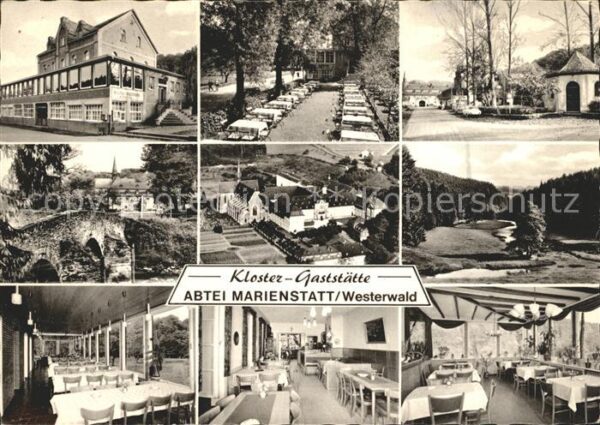 Hachenburg Westerwald Kloster Gasstätte Abtei Marienstatt