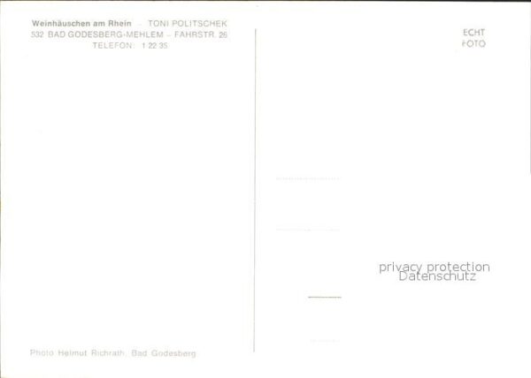 Bad Godesberg Mehlem Weihäuschen am Rhein – Bild 2