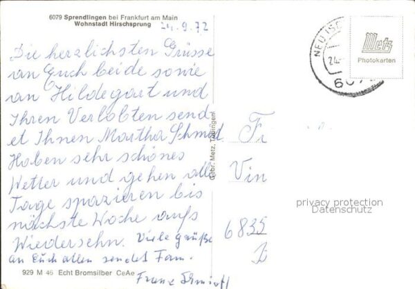 Sprendlingen  Dreieich Wohnstadt Hirschsprung – Bild 2