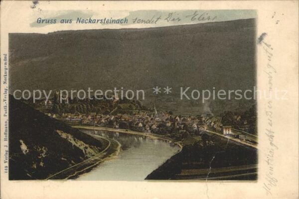 Neckarsteinach Partie am Neckar