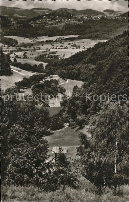 Lindenfels Odenwald Blick durch das Brombacher Tal