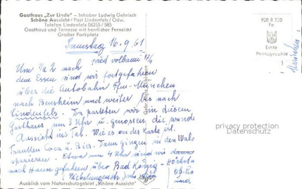 Lindenfels Odenwald Gasthaus zur Linde – Bild 2