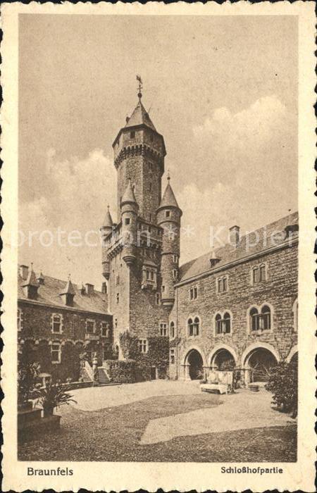 Braunfels Schlosshofpartie