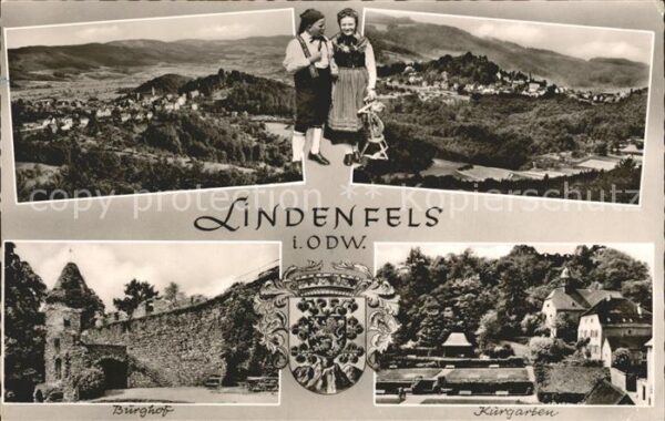 Lindenfels Odenwald Burghof Kurgarten