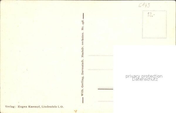 Lindenfels Odenwald Verse Bismarckwarte – Bild 2