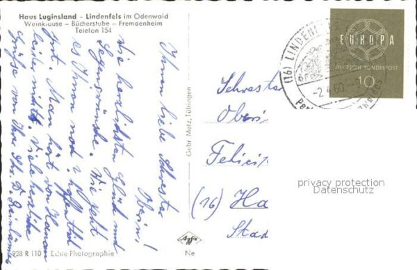 Lindenfels Odenwald Haus Lug ins Land im Garten – Bild 2