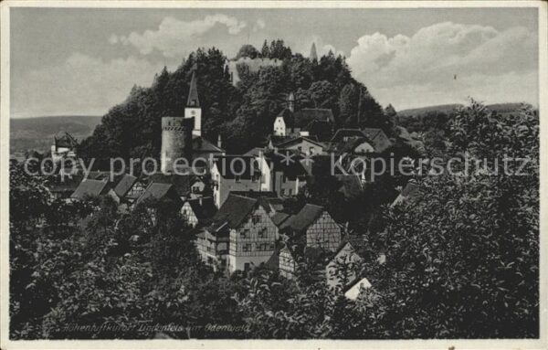 Lindenfels Odenwald Burgansicht