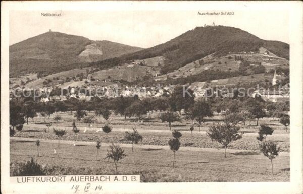 Auerbach Bergstrasse Schloss Melibocus