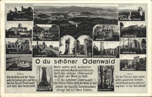Auerbach Bergstrasse Olzberg Auerbacher Schloss Brauberg Wil