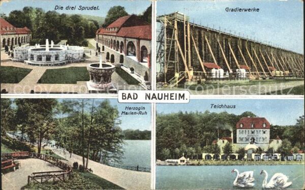 Bad Nauheim Gradierwerke Teichhaus Herzogin Marien-